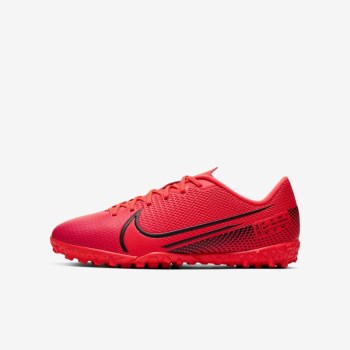 Nike Jr. Mercurial Vapor 13 Academy TF - Nagyobb Gyerek Focicipő - Piros/Piros/Fekete